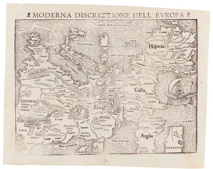 Eruopa. Moderna discrizzione dell'Europa.