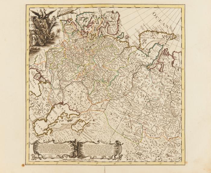 Russland. Magnae Tartariae Tabula. Carte de Tartarie. / Carte Generale de L'Empire de Russie, 2-teilige Karte / Carte de Moscovie, 2-teilige Karte.