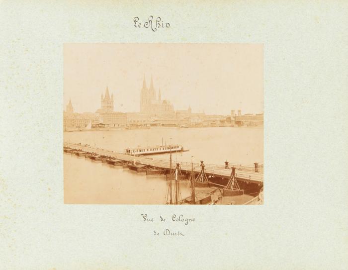 Köln. - 4 Originalphotographien des Kölner Doms, um 1885 bzw. um 1893.
Albuminabzüge, montiert auf Karton.