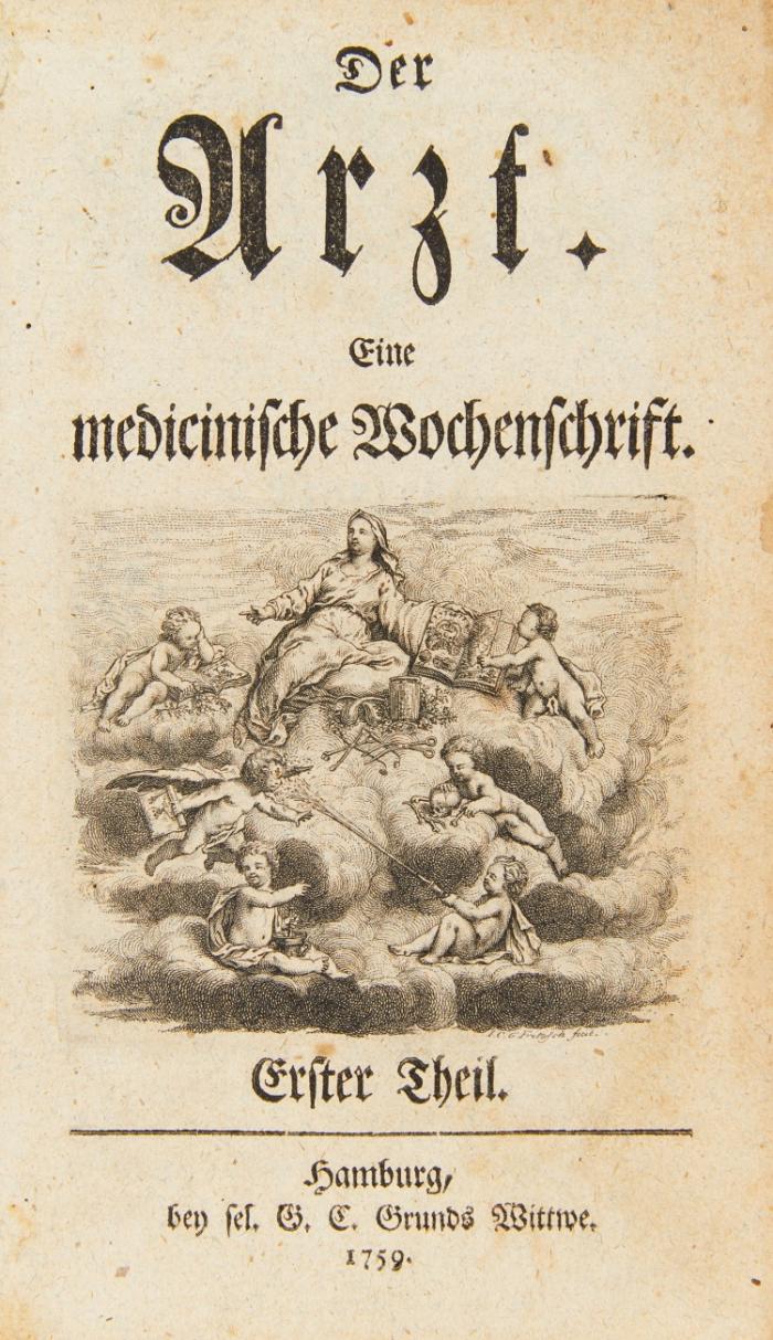 Der Arzt. Eine medicinische Wochenschrift. 12 Tle. in 6 Bdn.