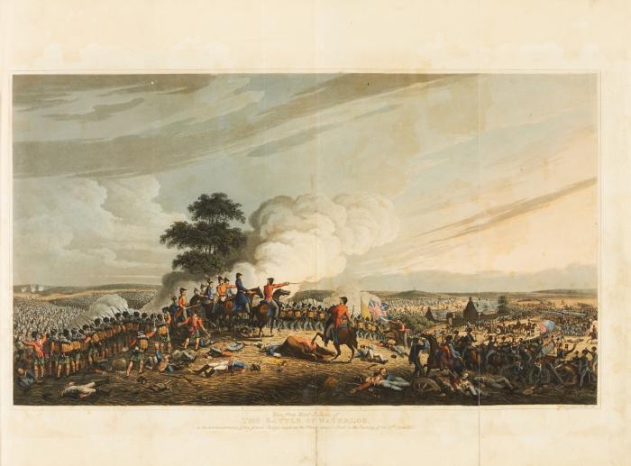 The Campaign of Waterloo, illustrated with engravings of les Quatre Bras, la Belle Alliance, Hougoumont, la Haye Sainte, and other principal scenes of action; including a correct military plan, together with a grand view of the battle on a large scale. To which is prefixed a history of the campaign, compiled from official documents and other authentic sources.