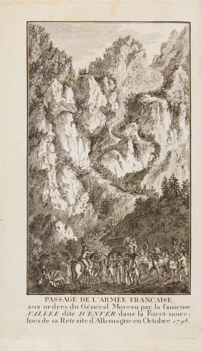Tableaux historiques et topographiques, ou relations exactes et impartiales des trois événemens mémorables qui terminèrent la campagne de 1796 sur le Rhin. 3 Tle. in 1 Bd.