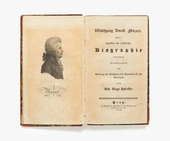 Wolfgang Amad.Mozart. Eine begründete und ausführliche Biographie desselben hrsg. zur Gründung und Errichtung eines Monuments für den Verewigten.