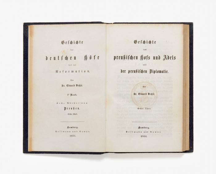 Geschichte der deutschen Höfe seit der Reformation. 48 Bde.