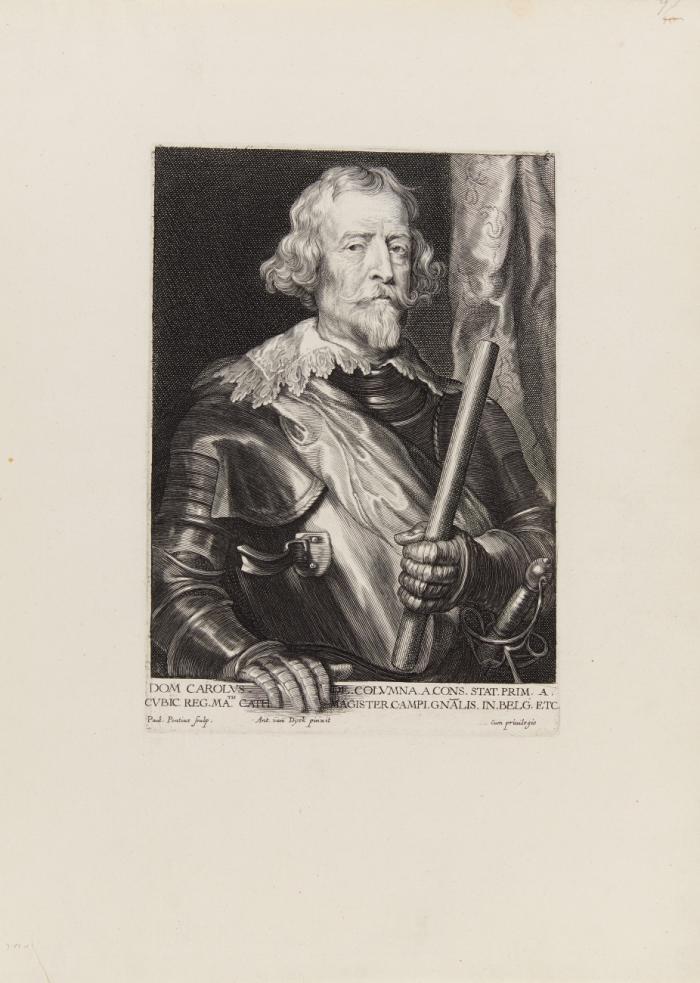 Dom Carolus de Columna / Simon de Vos / Ioannes van Milder / Antonius Cornelissen.