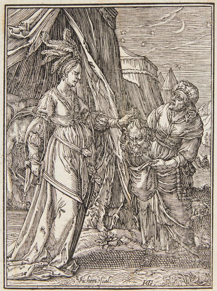 Judith mit dem Haupt des Holofernes.