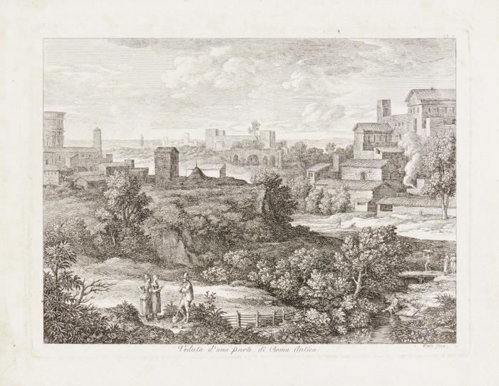 Veduta d'una parte di Roma Antica. 1810.