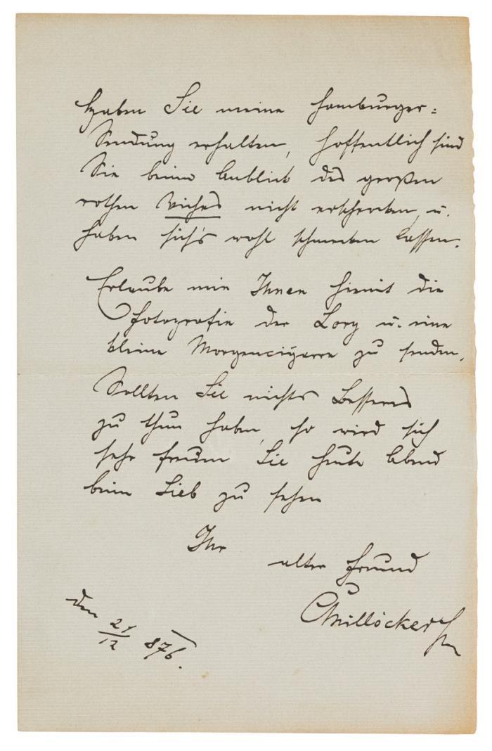 E. Brief m. U.;