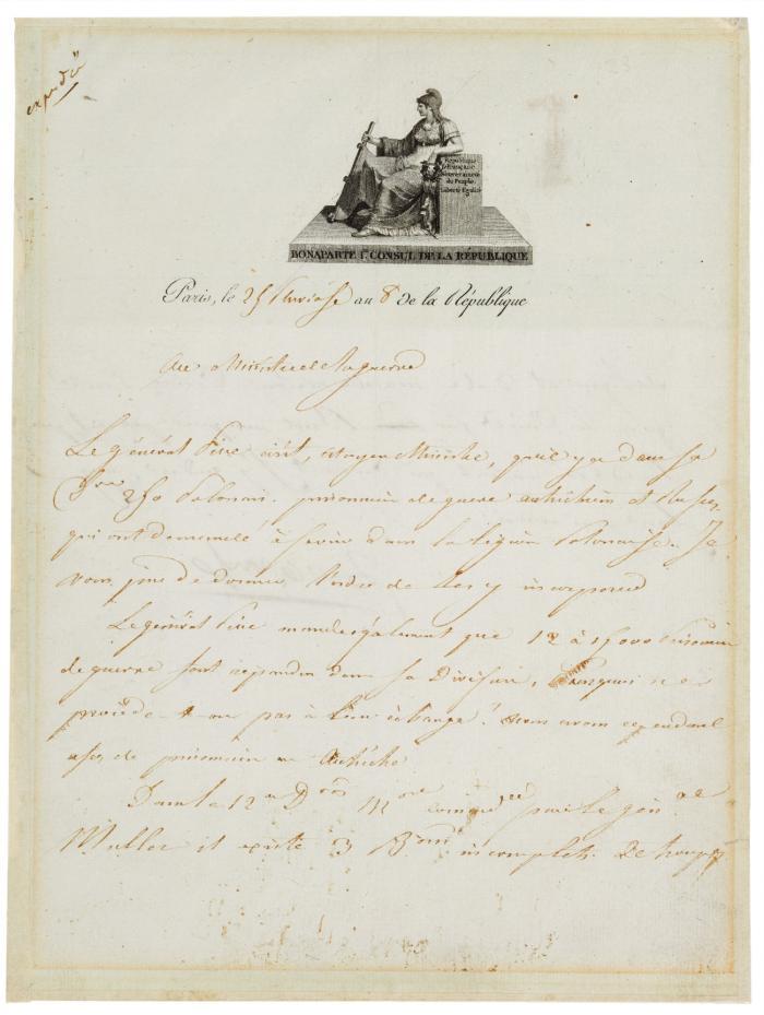 Brief m. U. (Bonaparte);