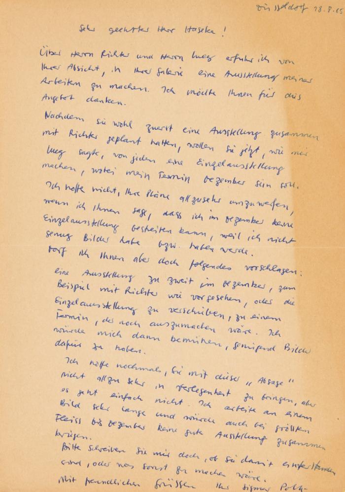 E. Brief m. U.;