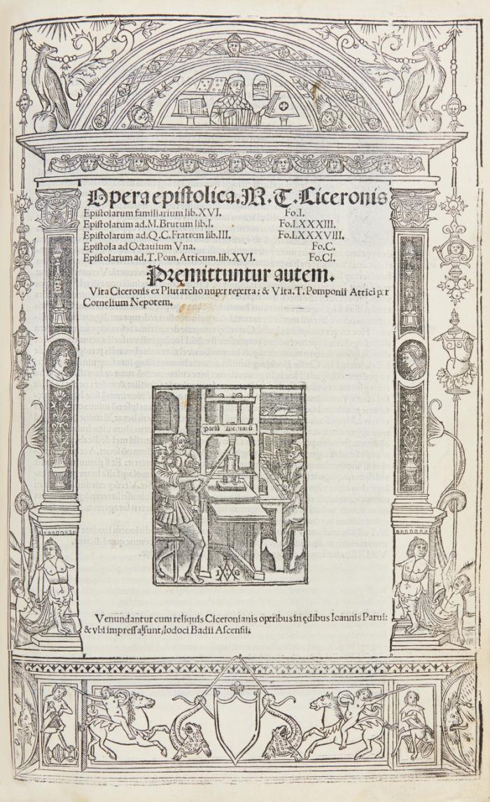 Opera rhetorica: Oratoria et fore[n]sia/ Opera epistolica. 2 Tle. (von 4) in 1 Bd.