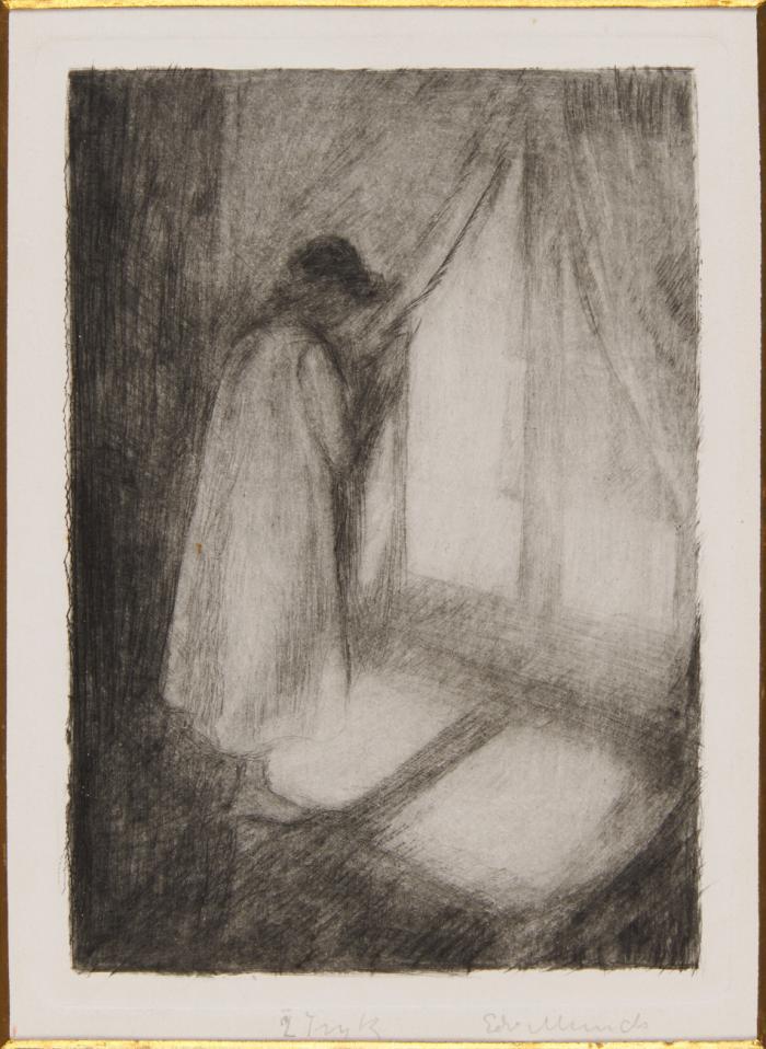Das Mädchen am Fenster (Pike ved vinduet).