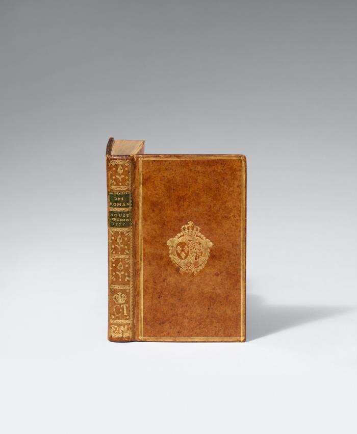 Marie Antoinette, Königin von Frankreich. - Einband aus der Bibliothek Marie Antoinettes im Château de Trianon.