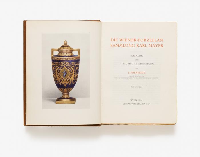Die Wiener-Porzellan Sammlung Karl Mayer. Katalog und historische Einleitung.