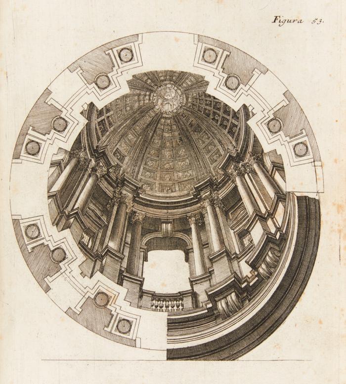 Perspectivæ pictorum atque architectorum, I.(II.) Pars ... Der Mahler und Baumeister Perspectiv ... Anjetzo aber ... verkleinert/ und in diesem bequemen Format gebracht von Johann Boxbarth (Conrad Bodeneer).
