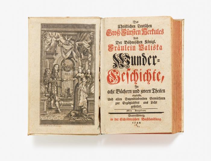 Des christlichen teutschen Groß-Fürsten Herkules und der böhmischen königl. Fräulein Valiska Wundergeschichte. 2 Bde.