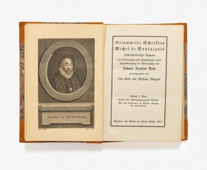 Gesammelte Schriften: Historisch-kritische Ausgabe mit Einleitungen und Anmerkungen unter Zugrundelegung der Übertragung von Johann Joachim Bode; hrsg. von Otto Flake u. Wilhelm Weigand. 8 Bde.