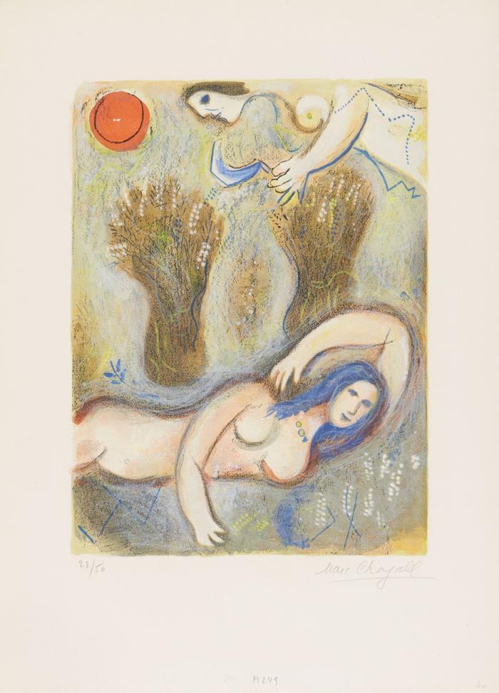 RUTH ZU FÜSSEN DES BOAS (AUS: BIBEL)