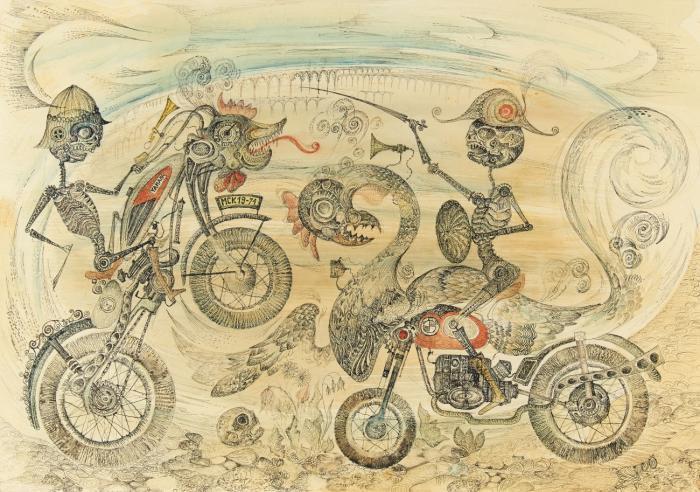 OHNE TITEL (MOTORRÄDER)