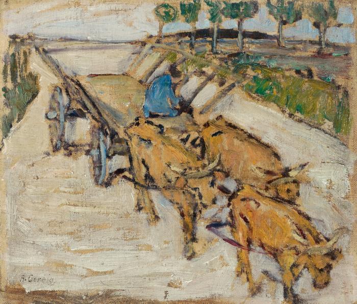 OCHSEN-FUHRWERK