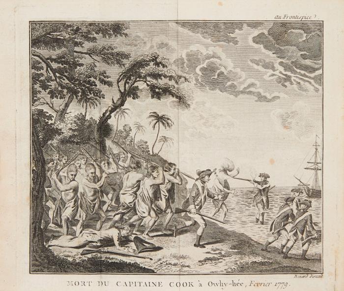Troisième voyage de Cook, ou journal d'une expédition faite dans la Mer Pacifique du Sud & du Nord, en 1776, 1777, 1778, 1779 & 1780. Traduit de l'Anglois. Troisième édition.