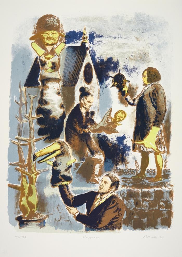 X (ZEHN JAHRE LITHOGRAPHISCHES ATELIER LEIPZIG)