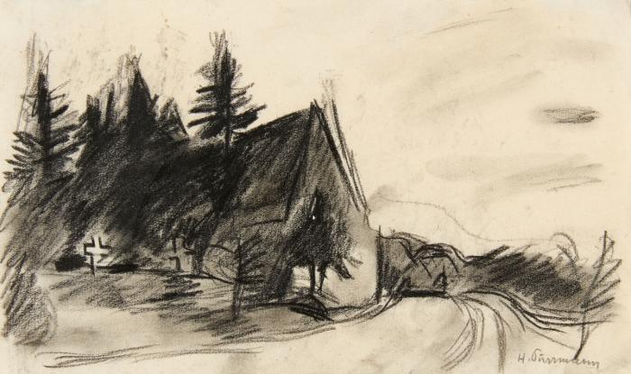 OHNE TITEL (HAUS AM WEG)