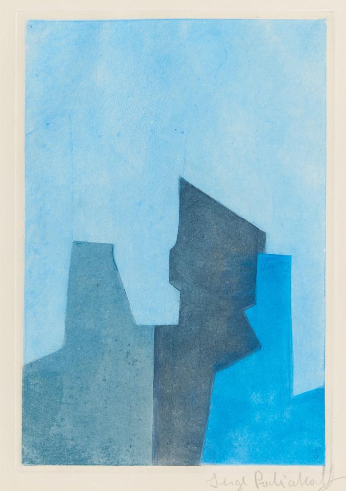 KOMPOSITION IN BLAU (AUS: PARMENIDES PLATONISCHER DIALOG)