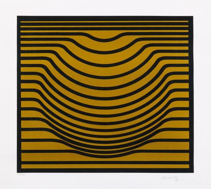 OHNE TITEL (SCHWARZ-SILBER / SCHWARZ-GOLD)
