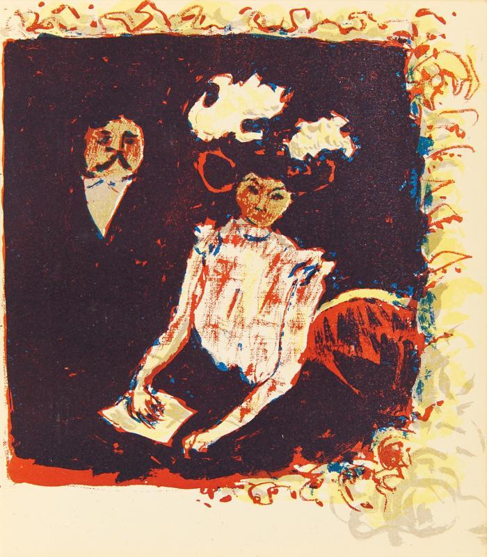 La lithographie originale en couleurs.