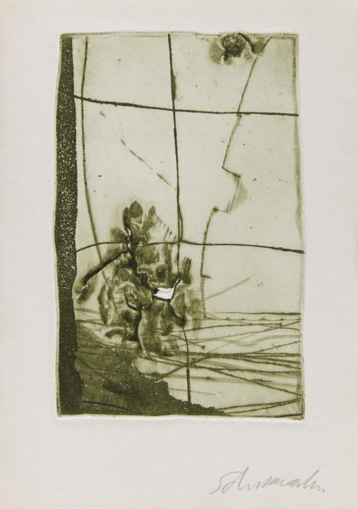 Aus den Tagebüchern. Berlin: Rainer Verlag 1970. 24,8 x 17,6 cm. Mit 6 sign. OrRadierungen von Emil Schumacher. 64 Bll. Rotes OrLn. in OrPappschuber.
