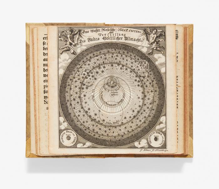 Cosmotheoria biblica restaurata. Oder Neues Mosaisch-Biblisches Welt-Systema. Darinnen ... erwiesen wird 1) daß die Erde feste stehe; 2) daß die Sonne lauffe ...