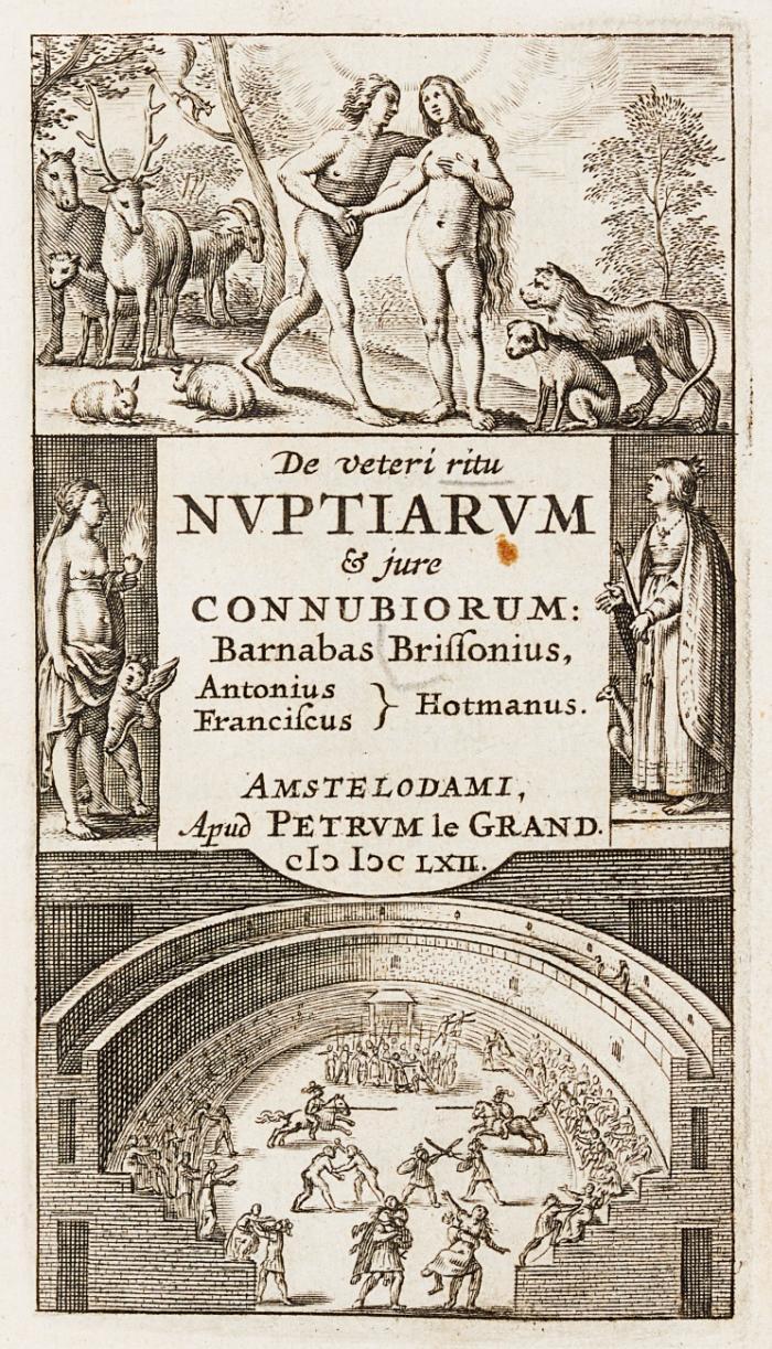 De veteri ritu nuptiarum & jure connubiorum.