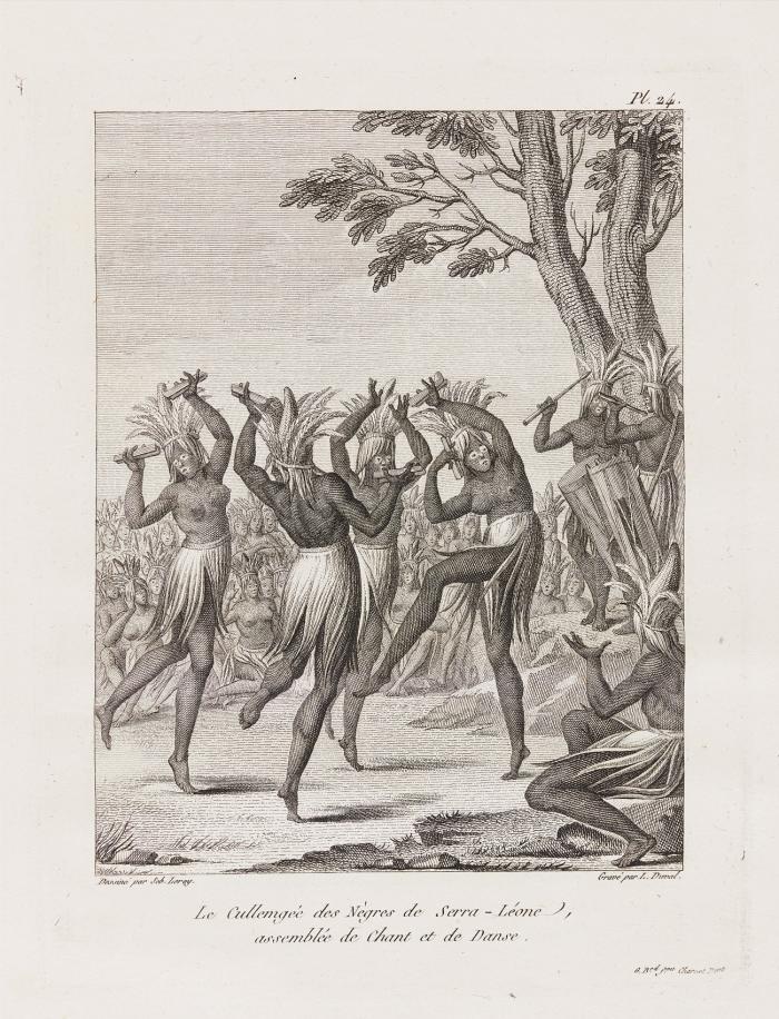 Voyage au Sénégal, ou Mémoires historiques, philosophiques et politiques sur les découvertes, les établissemens et le commerce des Européens dans les mers de l'Océan atlantique, depuis le Cap-Blanc jusqu'à la rivière de Serre-Lionne inclusivement ... 2 Bde. und Atlas.