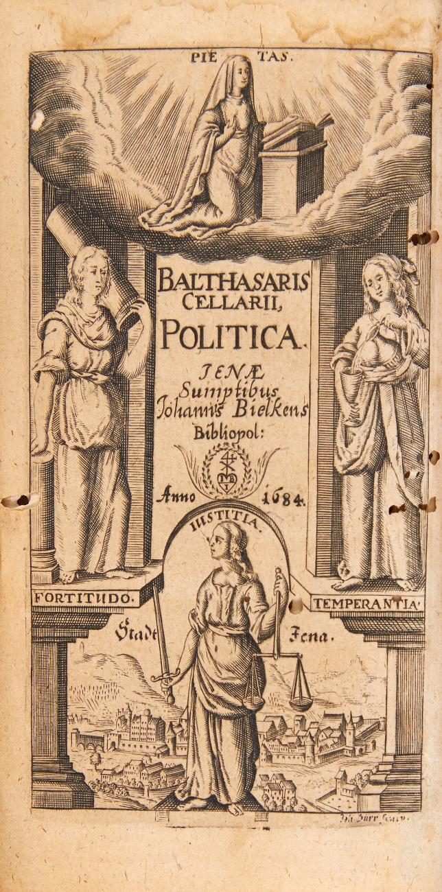 Politicae succintae ex Aristotele potissimum erutae ac ad praesentem Imperii Romani statum multis in locis accomodatae libri II. Editio decima prioribus auctior & correctior.