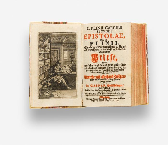 Epistolae, das ist: Plinii ... hinterlassene Briefe ... nebst einer Vorrede und allerhand Zusätzen ... heraus gegeben von M. Caspar Gottschling.