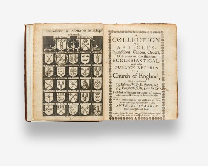 A collection of articles, injunctions, canons, orders, ordinances and constitutions ecclesiastical. With other public records of the Church of England, chiefly in the times of K. Edward VI., Queen Elizabeth, King James, and King Charles I.