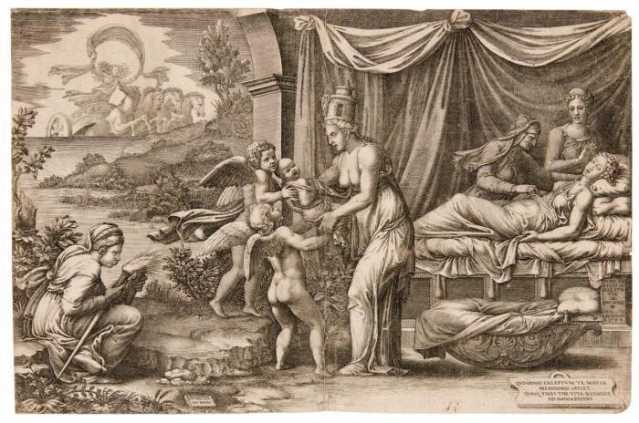 Allegorie der Geburt.