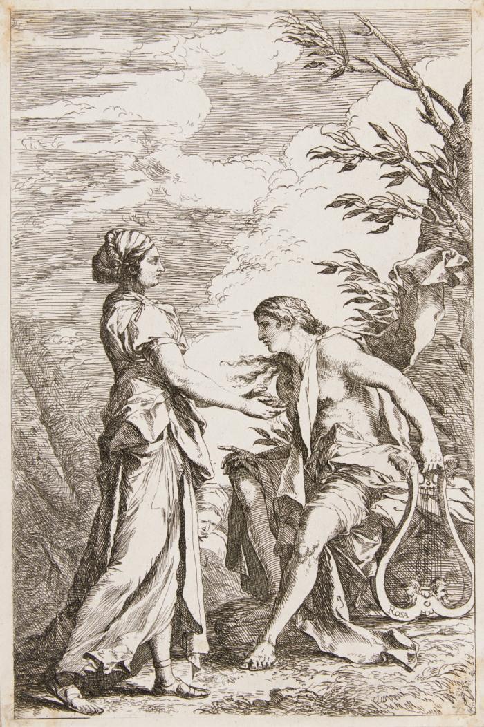 Apoll und die cumäische Sibylle / Ceres und Phytalus.