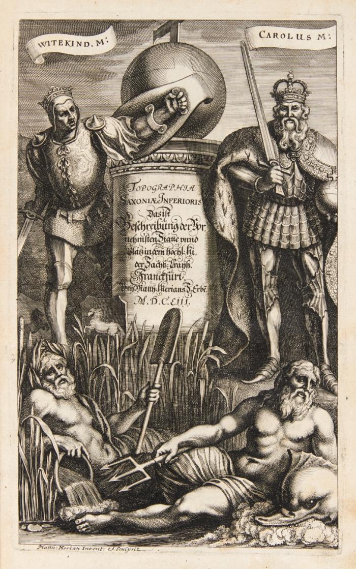 Topographia Saxoniæ Inferioris das ist Beschreibung der vornehmsten Stätte unnd Plätz in dem hochl: Nider Sachß: Craÿß.