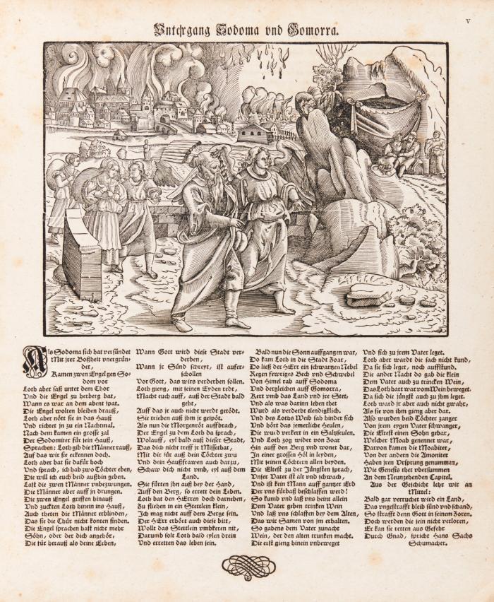 Hans Sachs im Gewande seiner Zeit oder Gedichte dieses Meistersängers in derselben Gestalt, wie sie zuerst auf einzelne, mit Holzschnitten verzierte Bogen gebruckt ... verbreitet worden sind.