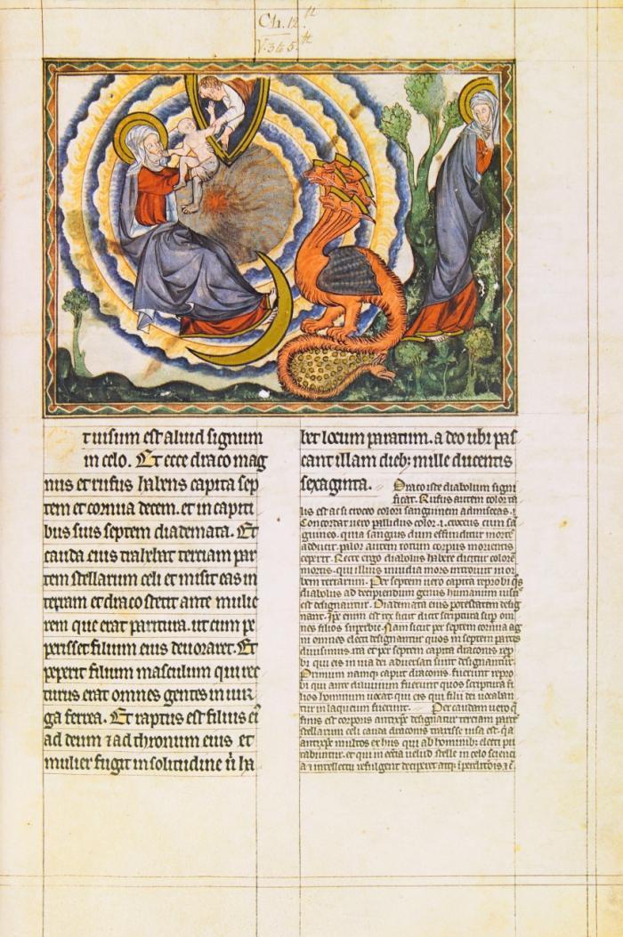 Apokalypse. Ms. Douce 180. Vollständige Faksimile-Ausgabe im Original-Format der Handschrift aus dem Besitz der Bodleian Library Oxford. Faksimile und Kommentar  in 2 Bden.