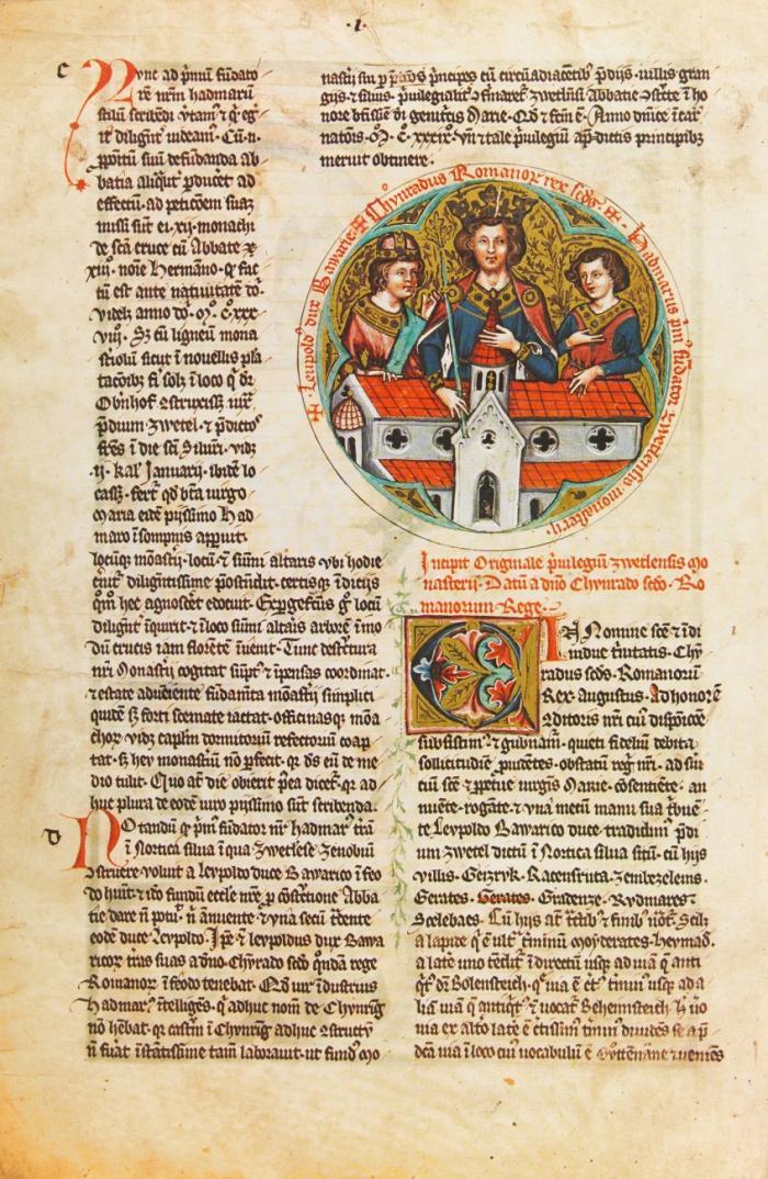 Bärenhaut. Liber Fundatorum Zwetlensis Monasterii. Vollständige Faksimileausgabe im Originalformat der Handschrift 2/1 aus dem Besitz des Stiftsarchivs Zwettl. Faksimile und Kommentar in 2 Bdn.