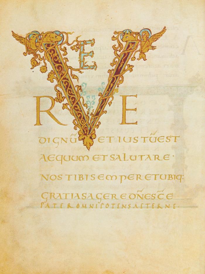 Drogo-Sakramentar. Manuscrit Latin 9428. Vollständige Faksimile-Ausgabe im Originalformat der Bibliothèque Nationale, Paris.