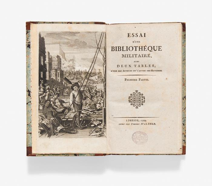 Versuch einer vollständigen Militair-Bibliothek. 2 Teile in 1 Bd.