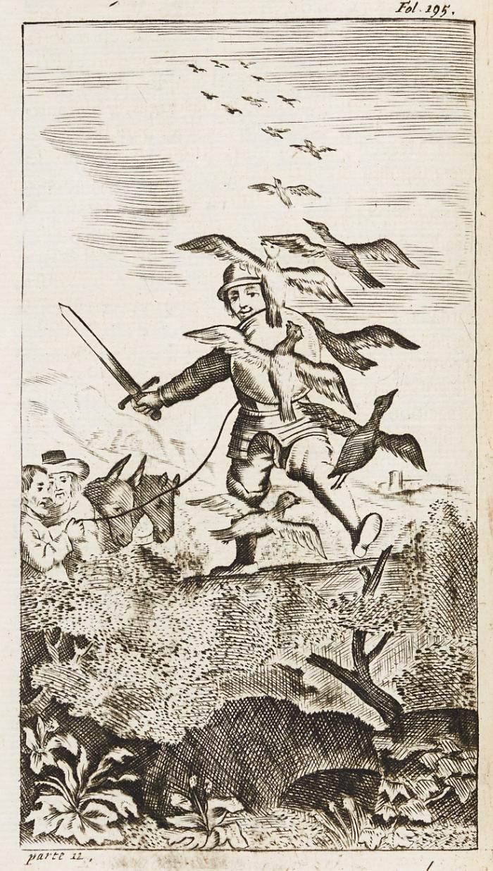 Vida y hechos del ingenioso hidalgo don Quixote de la Mancha. Nueva edicion, corregida y illustrada. 2 Bde.