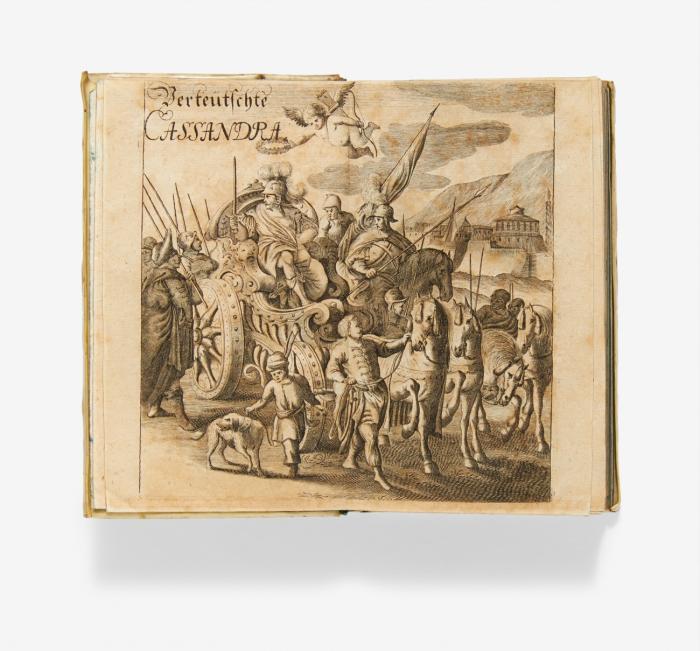 Der Aller-Durchlauchtigsten Käyserin Statira oder Cassandra Erster (Dritter) Theil/ mit persianisch- griechisch- scyth- und amazonischen Stats- (Staats-) und Liebes-Geschichten erter (dritter) Theil. 2 Bde. (v. 4). Bd. I: Zweyte Auflage.