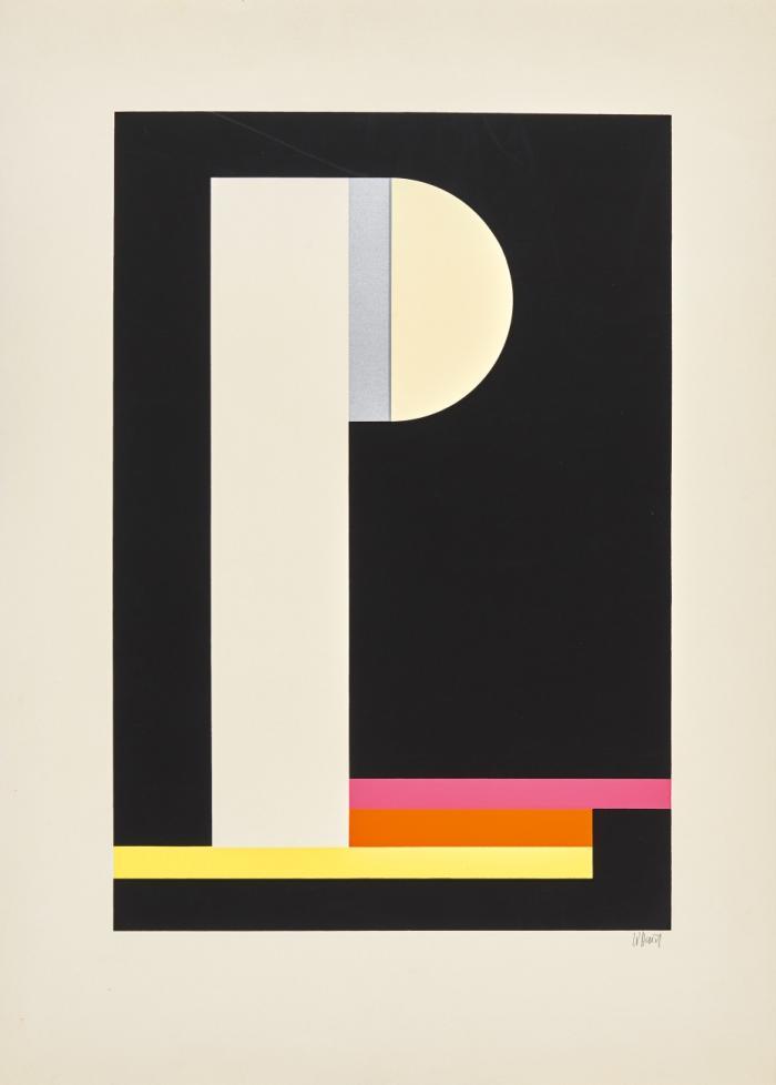 DAS HARTE P-BILD 1969 / FIGURATION MIT GELBER HALBSCHEIBE 1971 / DER DIPLOMAT 1971 / MIT SCHWARZEM KREIS 1971