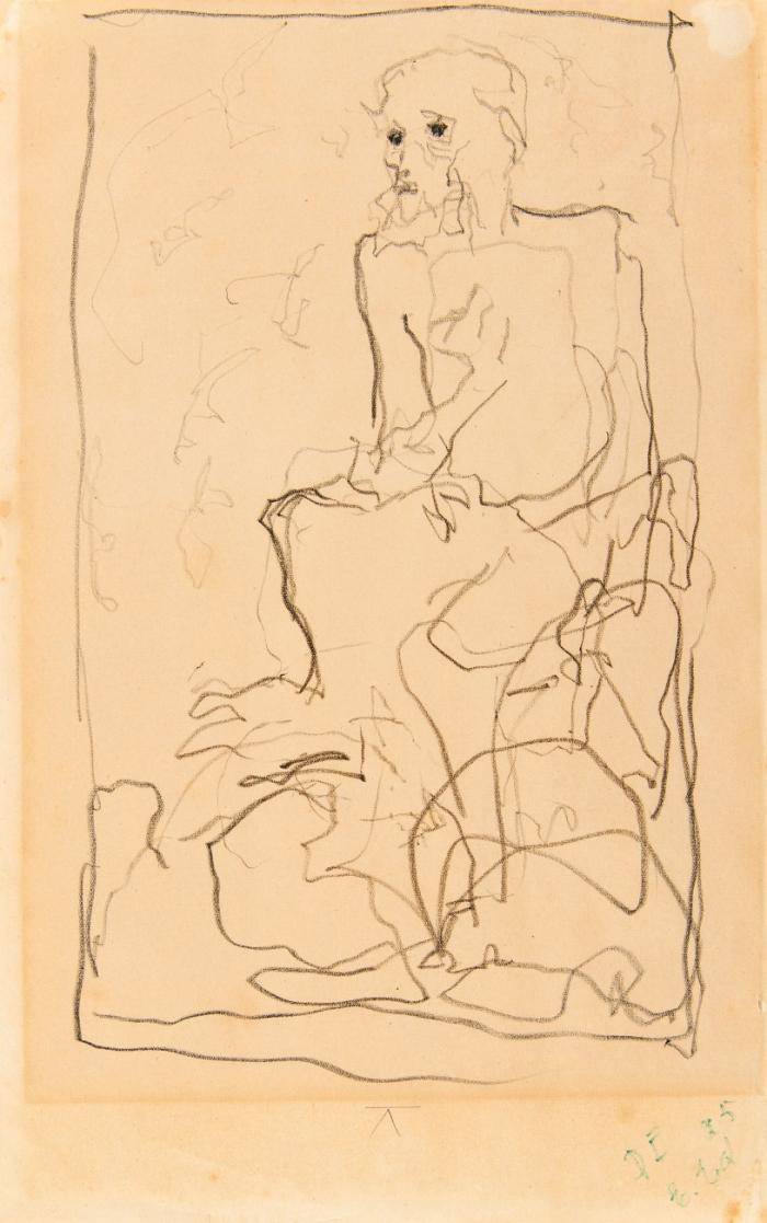 SITZENDE FIGUR 1925 / DAME MIT HUT UM 1931 / FRAUENBILDNIS UM 1932