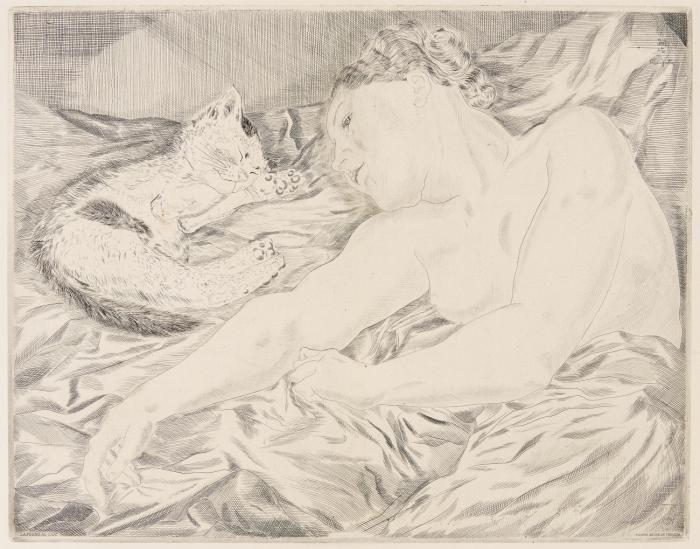 LA FEMME AU CHAT